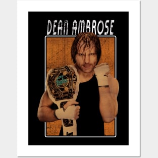 Vintage Wwe Dean Ambrose Posters and Art